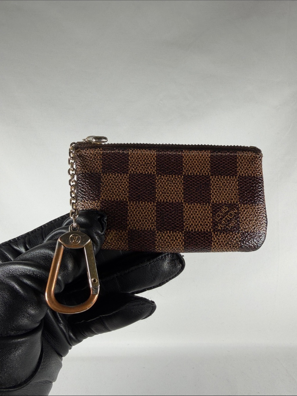 Louis Vuitton Brown Damier Ebene Key Cles